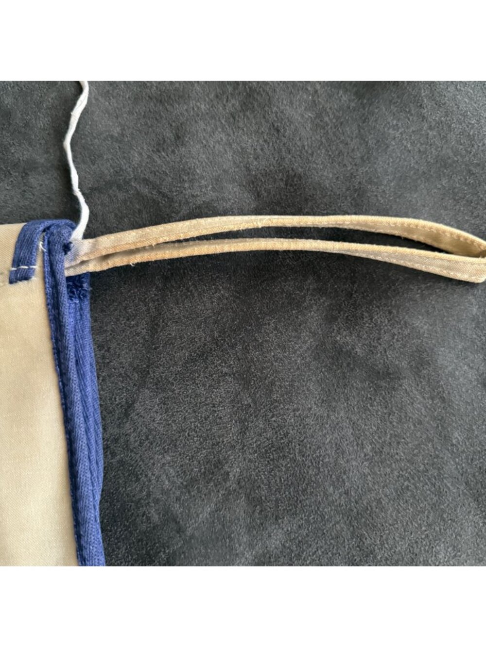 Vintage Canvas Pouch Set With Multicolor Stripe Design & Wrist Strap - Picture 4 of 10